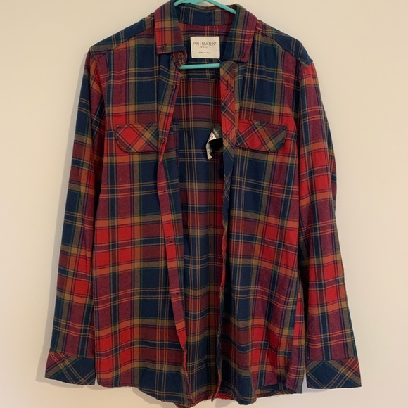 ‼️NEW W/TAG MENS Primark Flannel - Picture 1 of 2